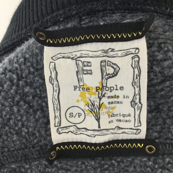 Free People Matte Black Jacket s - Picture 8 of 11